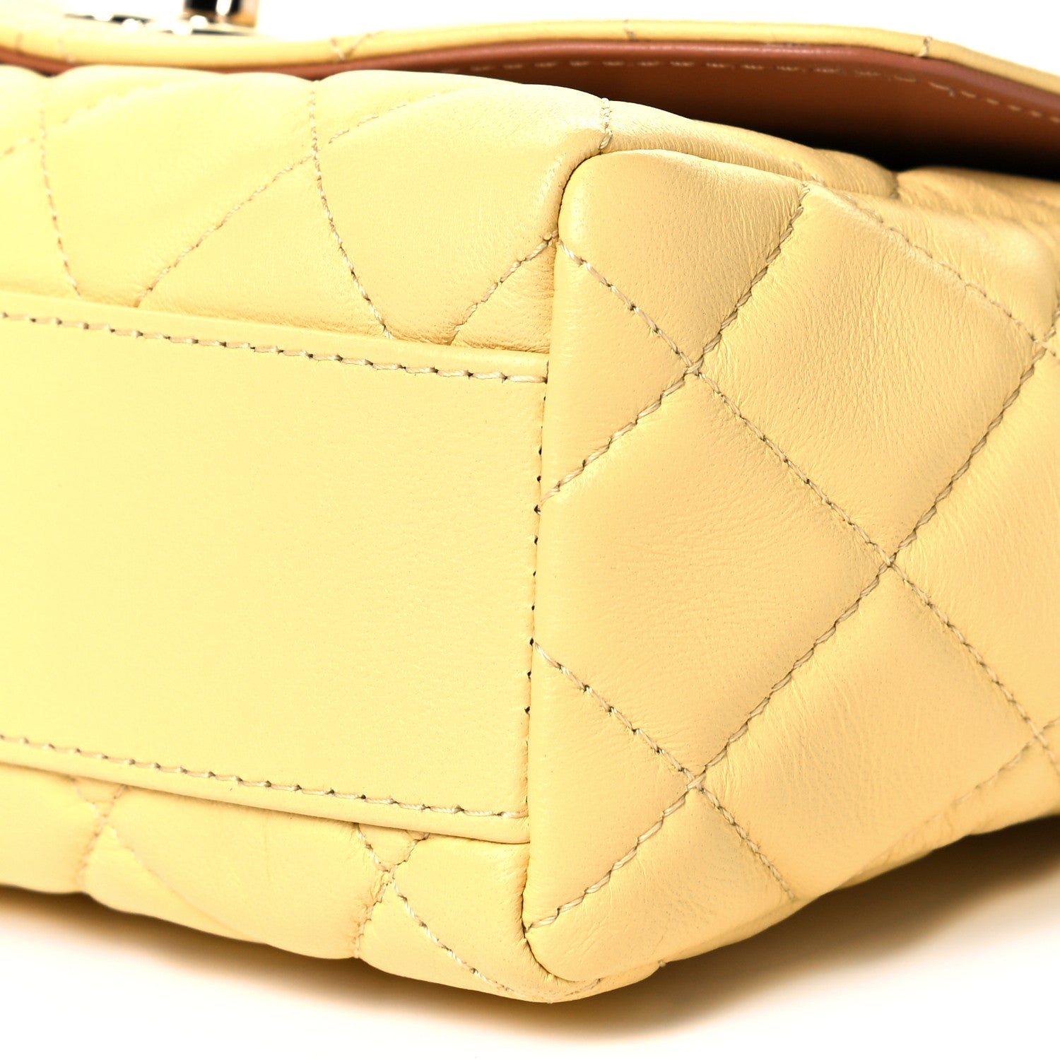 Chanel Lambskin Mixed Fibers Quilted Cocovado Flap Yellow 9 of 9