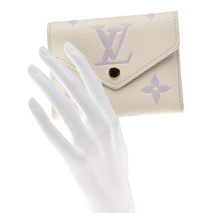 Louis Vuitton Empreinte Monogram Giant Victorine Wallet Latte Bubble Tea 2 of 7