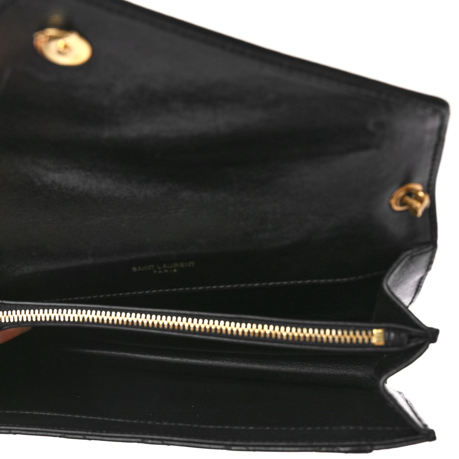 Saint Laurent Lambskin Quilted Mini Gaby Satchel Black 5 of 9