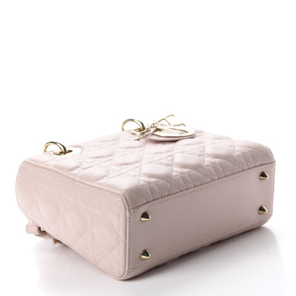 Christian Dior Lambskin Cannage Small Lucky Badges My Lady Dior Pink 4 of 14