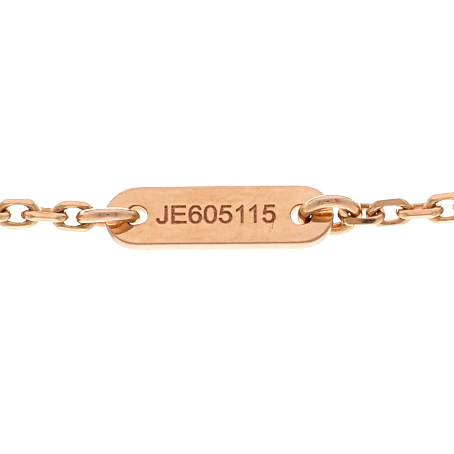18K Rose Gold Carnelian Sweet Alhambra Pendant Necklace