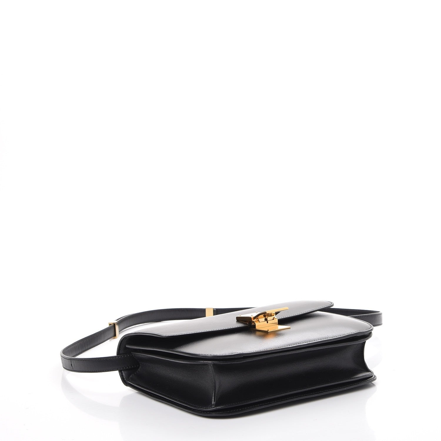 Celine Box Calfskin Medium Classic Box Flap Bag Black 4 of 9