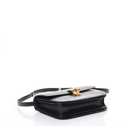 Celine Box Calfskin Medium Classic Box Flap Bag Black 4 of 9