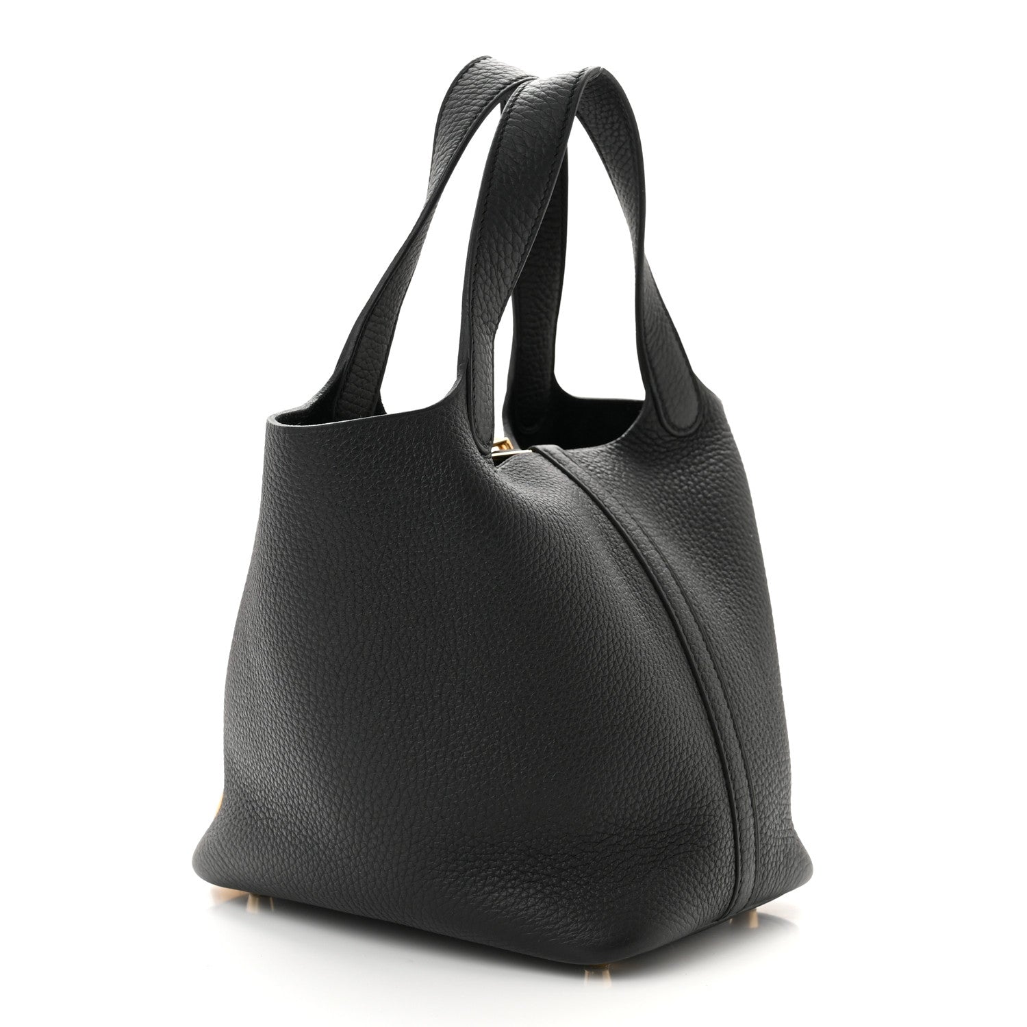 Hermes Taurillon Clemence Picotin Lock 18 PM Black 3 of 11