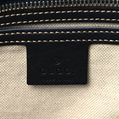 Gucci GG Supreme Monogram Medium Zippered Shopping Tote Navy 6 of 10