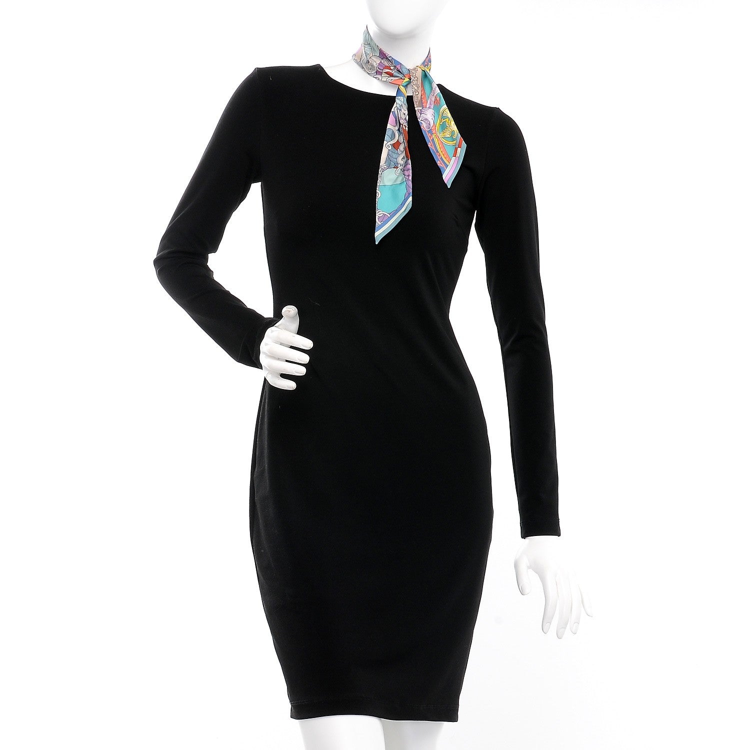 Hermes Silk Cavalleria d'etriers Twilly Celadon Bleu Vieux Rose 2 of 3