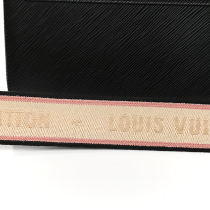Louis Vuitton Epi Monogram Flower Twist MM Black 10 of 11