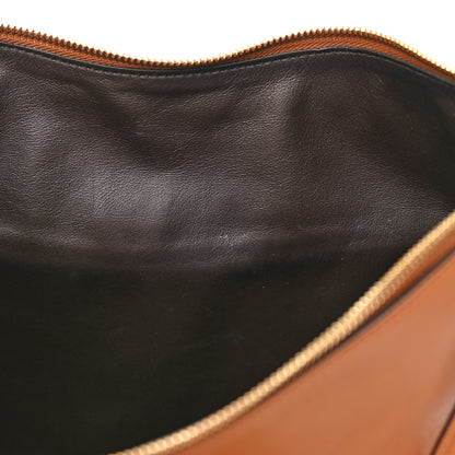 Salvatore Ferragamo Calfskin Fiona Hobo Brown 11 of 15