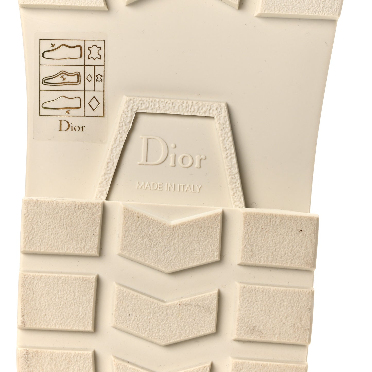 Calfskin Diorquake Buckled Lug Sole 15mm Sandals 38 White