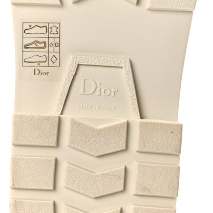 Christian Dior Calfskin Diorquake Buckled Lug Sole 15mm Sandals 38 White 7 of 9