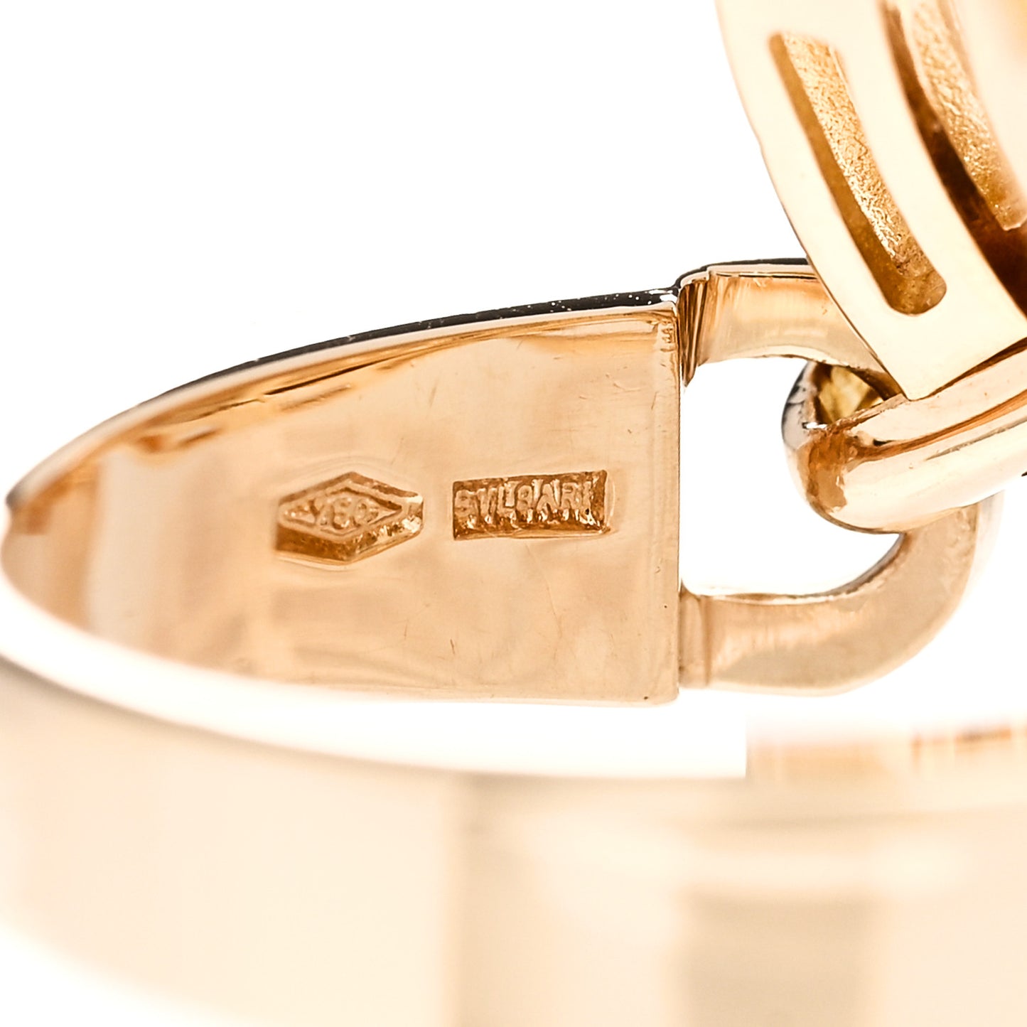 18K Yellow Gold Astrale Cerchi Ring 51 5.75
