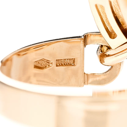 Bulgari 18K Yellow Gold Astrale Cerchi Ring 51 5.75 7 of 7
