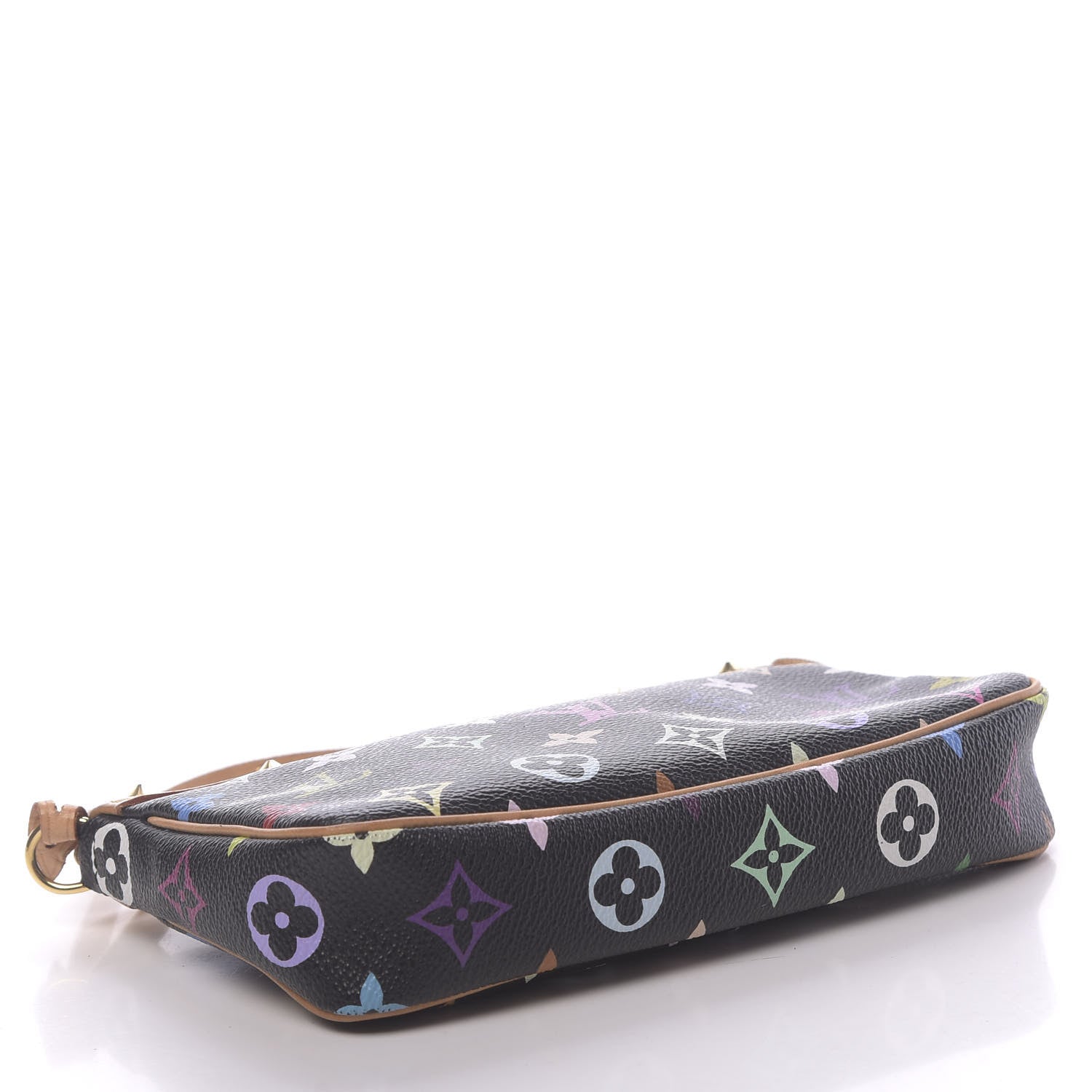 Louis Vuitton Monogram Multicolor Pochette Accessories Black 4 of 11