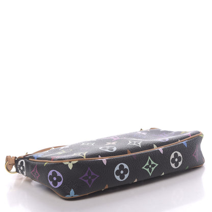 Louis Vuitton Monogram Multicolor Pochette Accessories Black 4 of 11