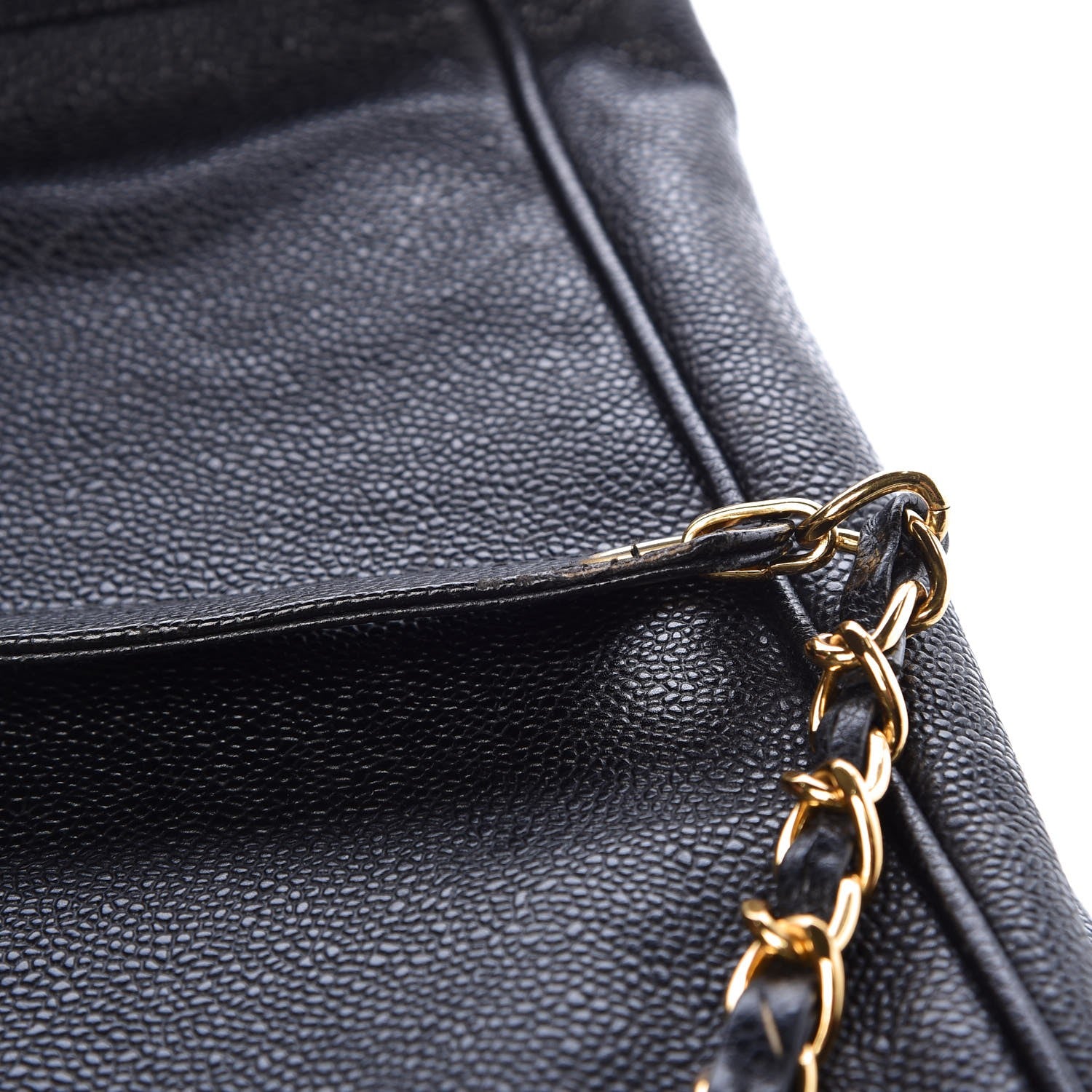 Chanel Caviar Shoulder Bag Black 8 of 35