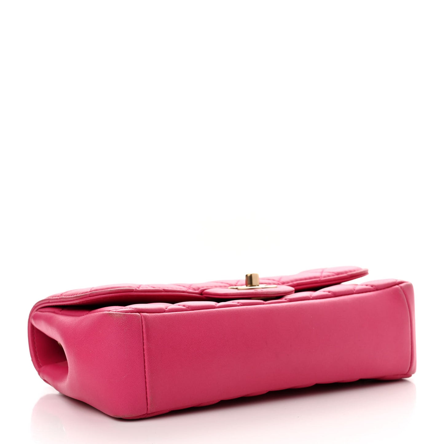 Lambskin Quilted Mini Mademoiselle Chic Flap Pink