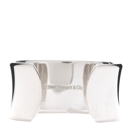 Tiffany Sterling Silver Wide 1837 Cuff Bracelet 3 of 5