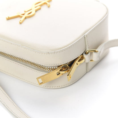 Saint Laurent Grain De Poudre Small Classic Monogram Camera Bag White 10 of 12