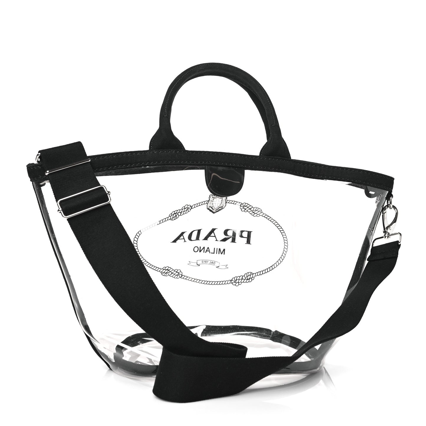 Plexiglass Canapa Small Shopper Tote Black