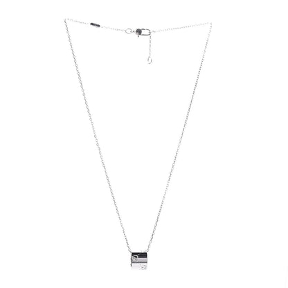 Gucci 18K White Gold Icon Twirl Pendant Necklace 3 of 7