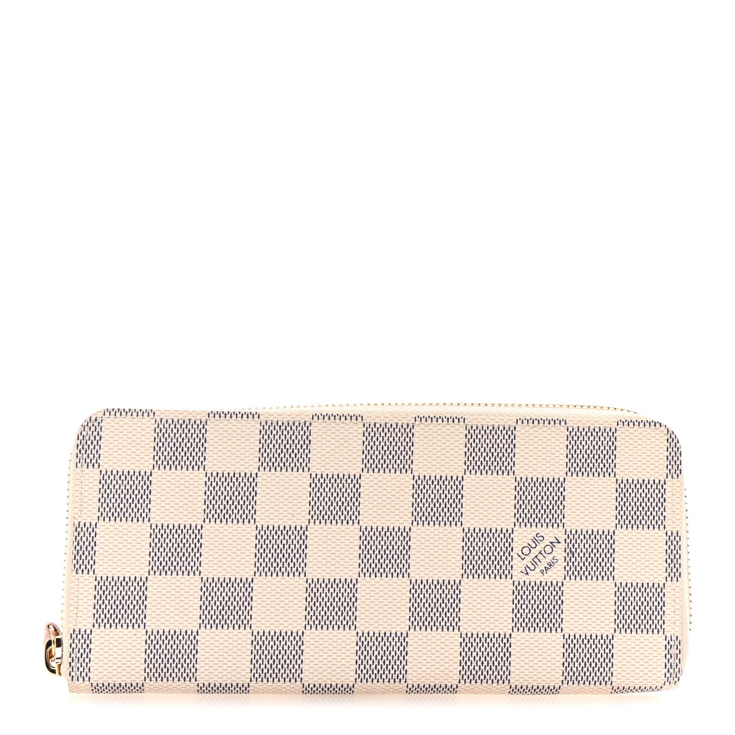 Damier Azur Clemence Wallet Rose Ballerine