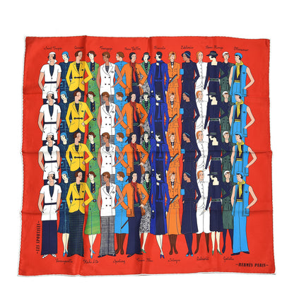Hermes Silk Les Sportives Scarf 70 1 of 6