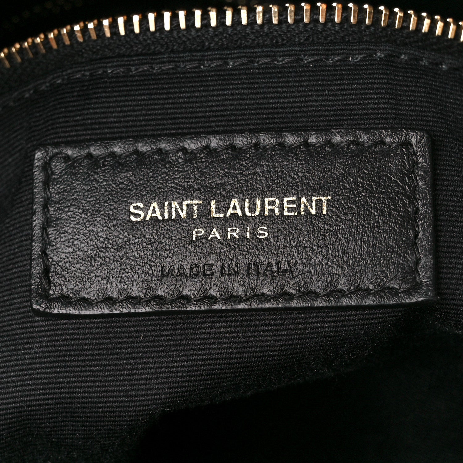 Saint Laurent Lambskin Quilted Medium Loulou Puffer Monogram Chain Satchel Black 7 of 12