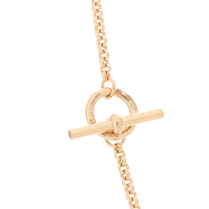 Hermes 18K Rose Gold Diamond Chaine D'Ancre Divine Pendant Necklace ST 4 of 6