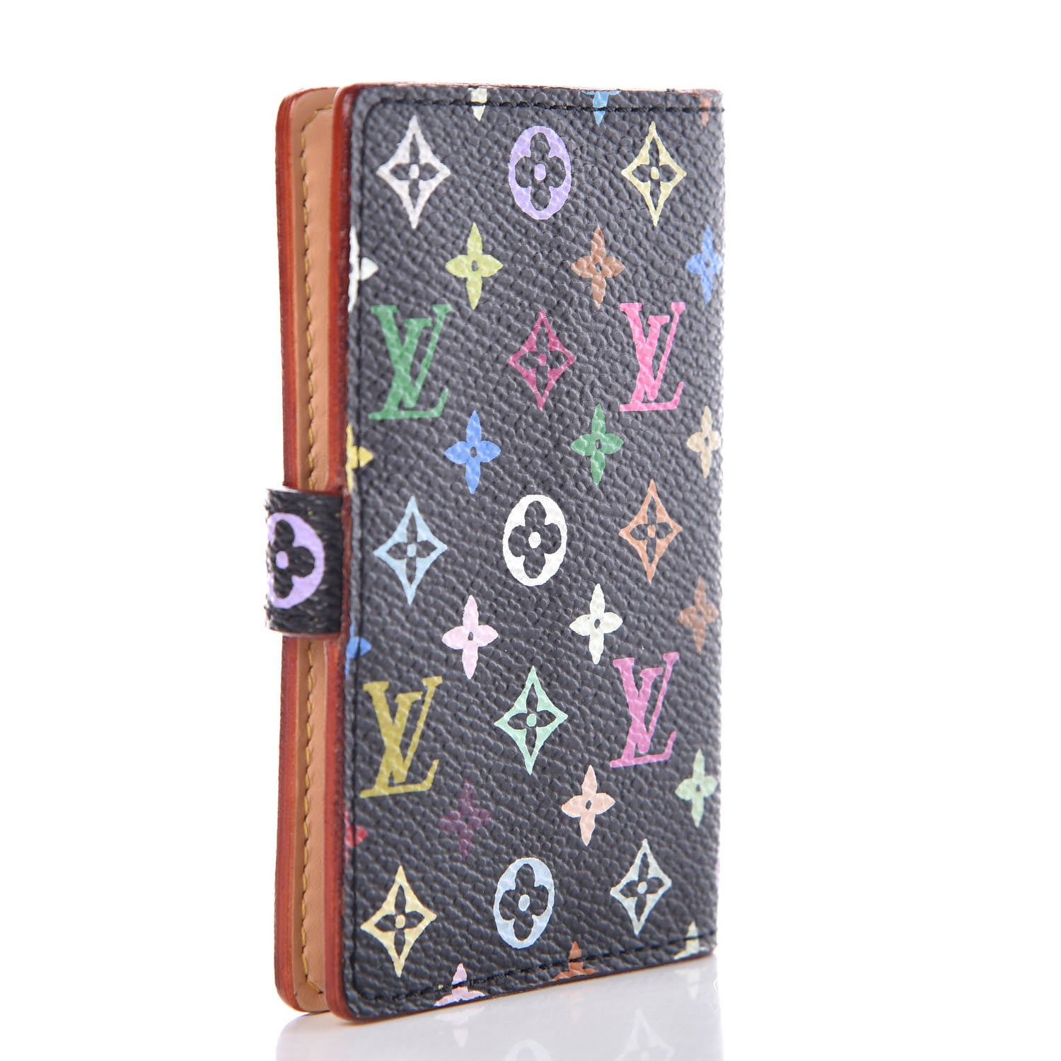 Louis Vuitton Monogram Multicolor Carnet de Bal Mini Agenda Cover Black 3 of 6