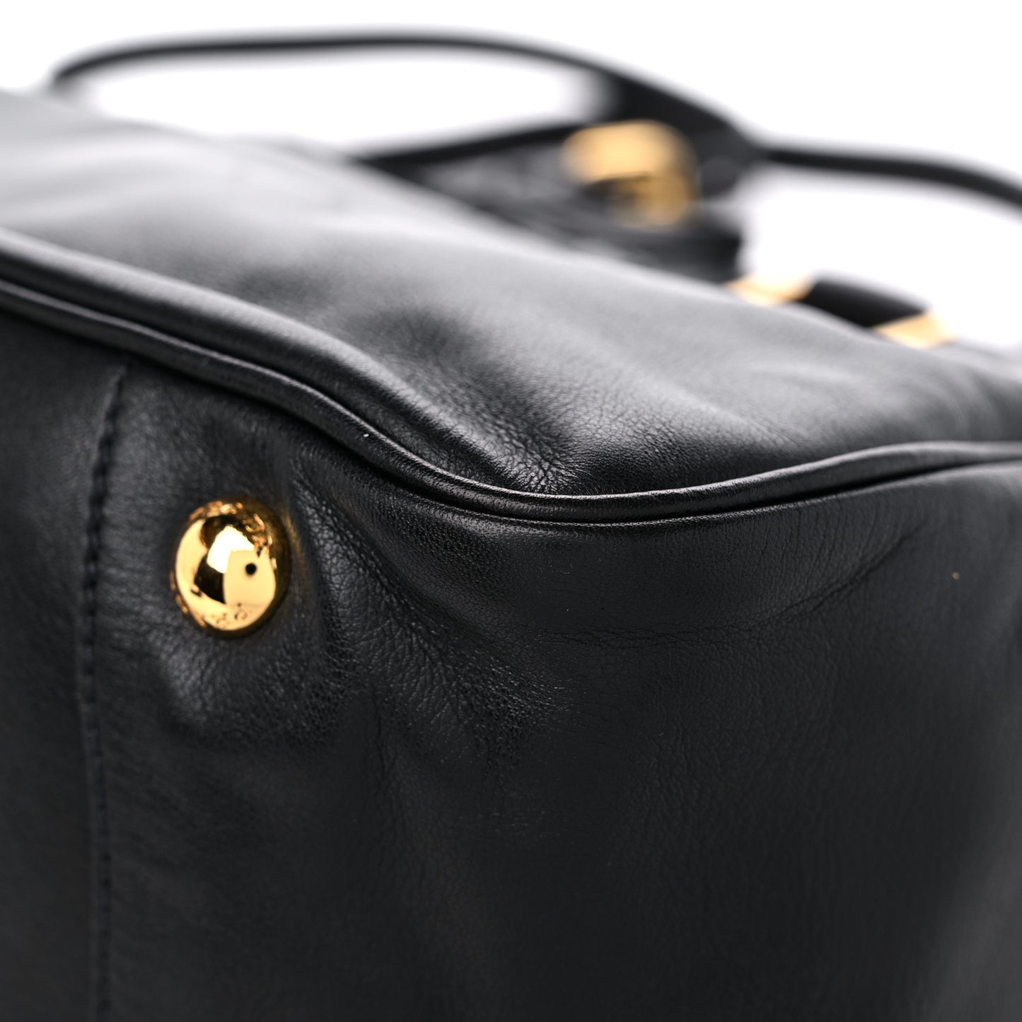 Soft Calf Bow Tote Black