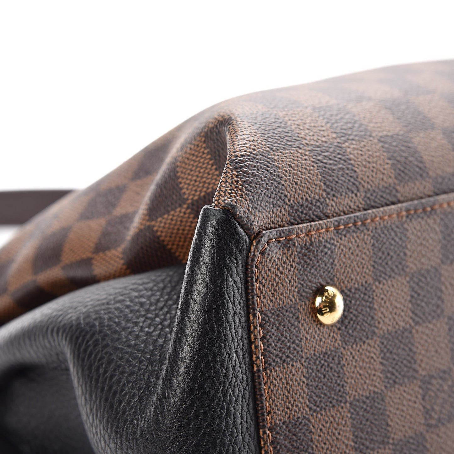 Cuir Taurillon Damier Ebene Normandy Black