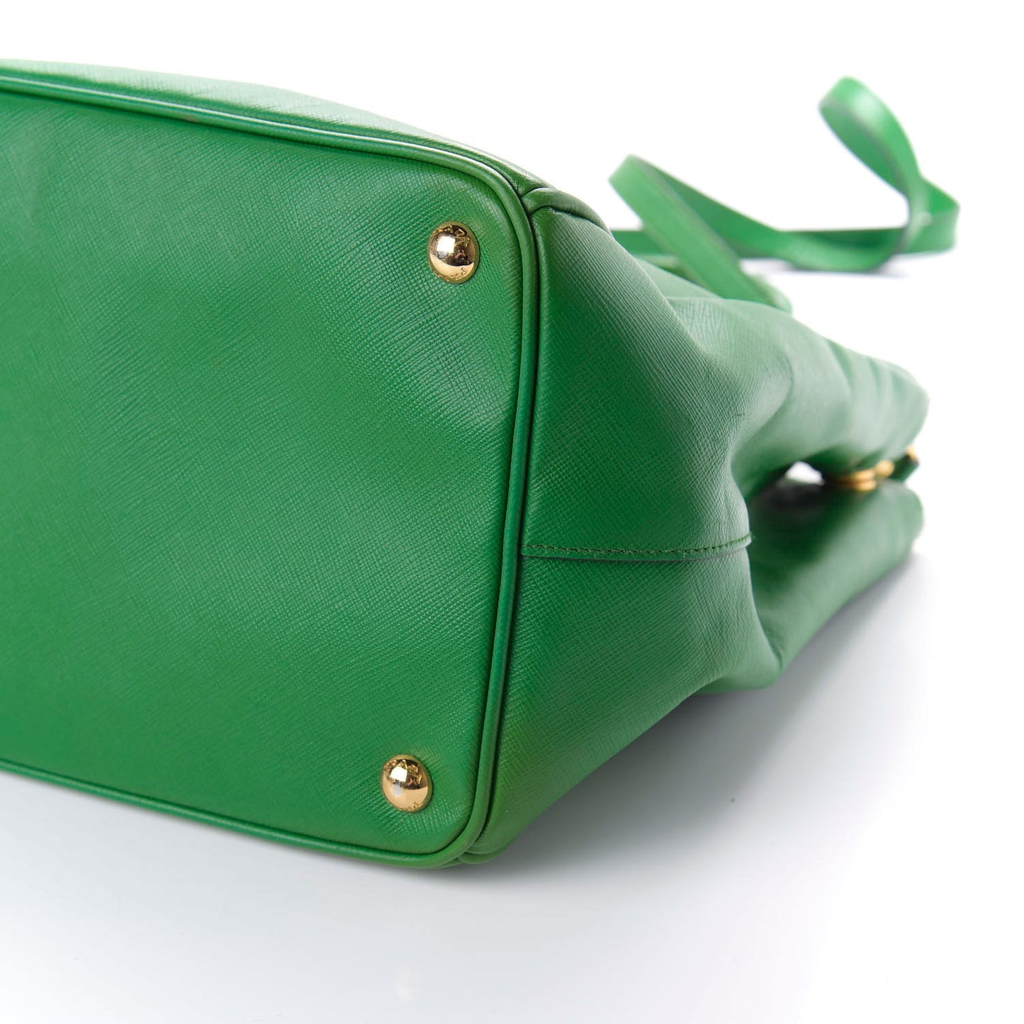 Saffiano Large Galleria Double Zip Tote Verde