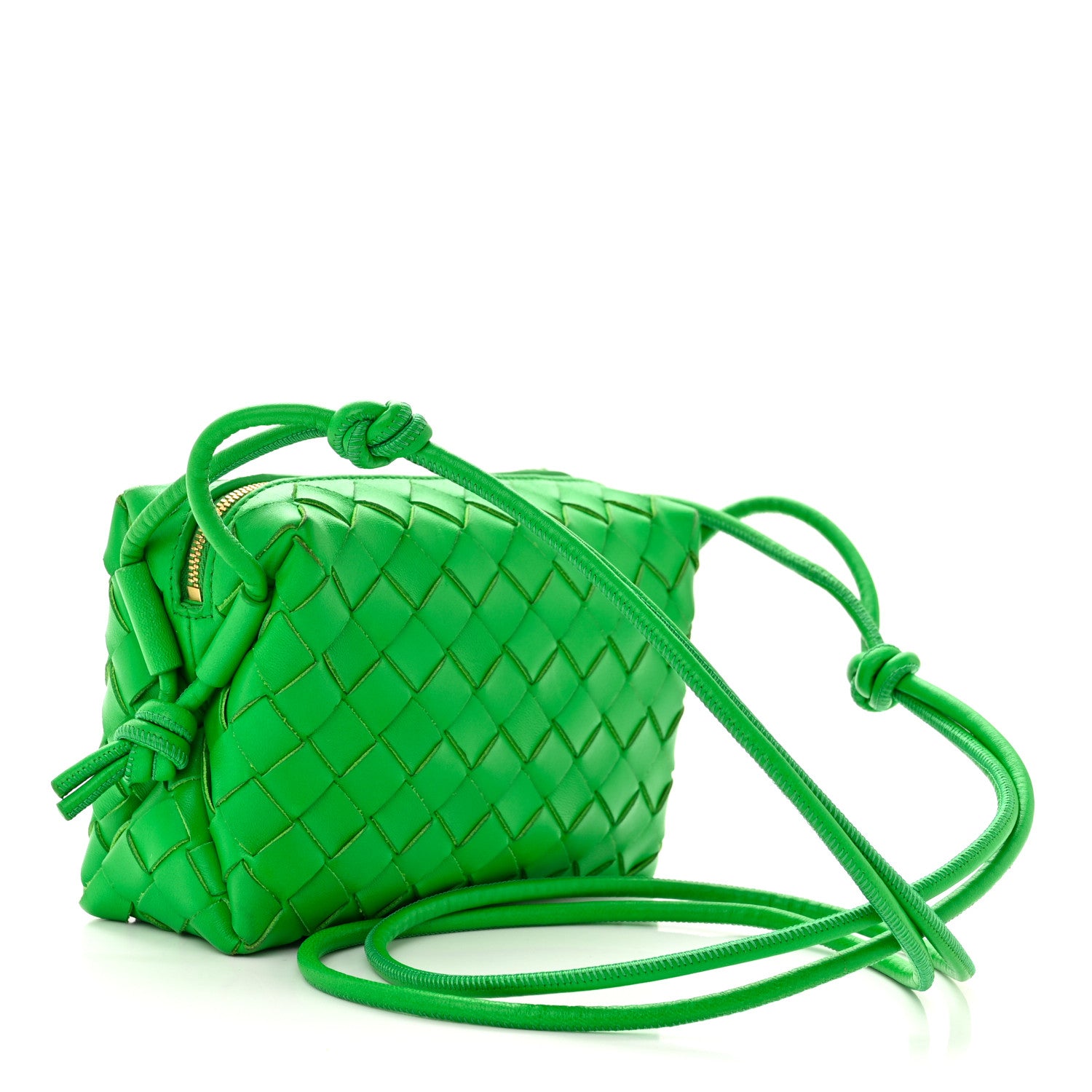 Bottega Veneta Nappa Intrecciato Mini Loop Camera Bag Parakeet 3 of 9