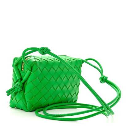 Bottega Veneta Nappa Intrecciato Mini Loop Camera Bag Parakeet 3 of 9