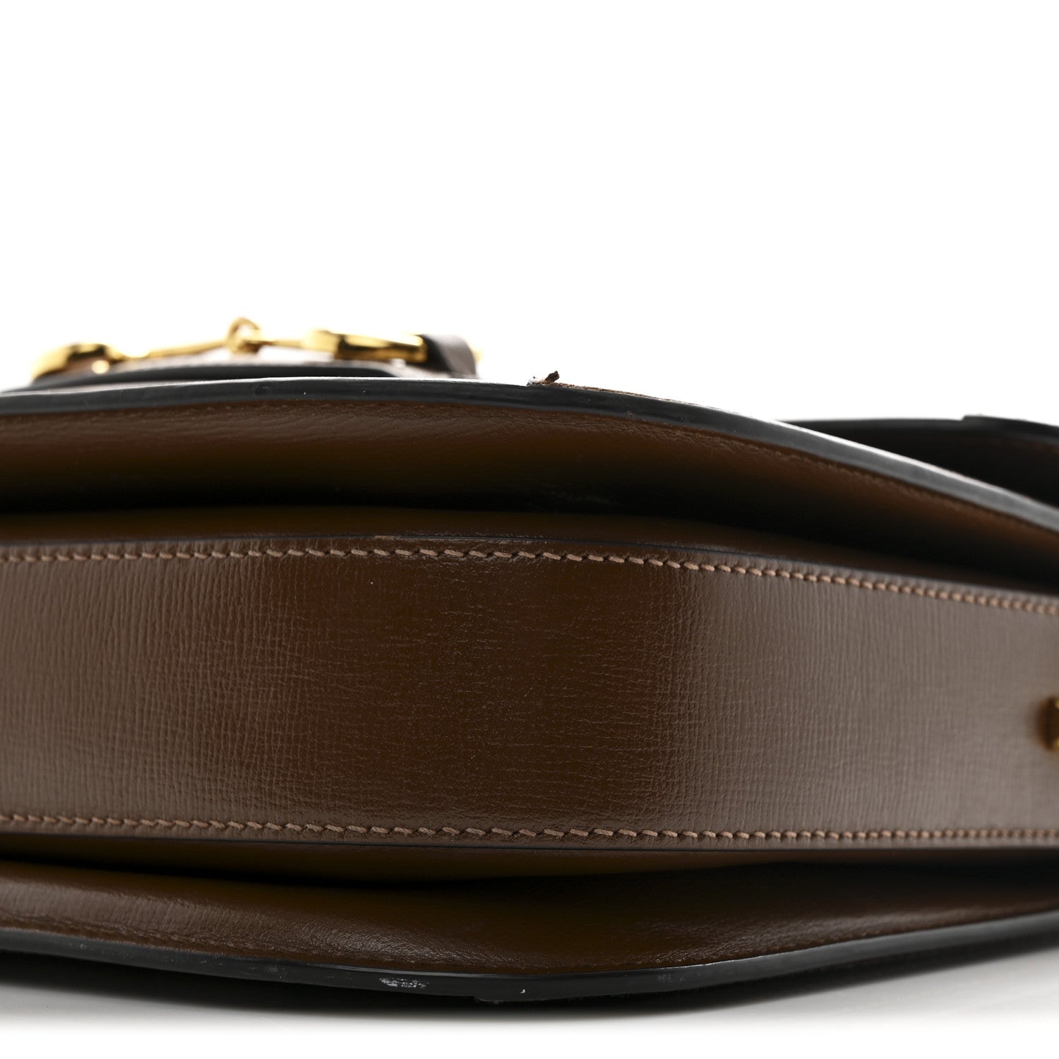 Gucci GG Supreme Monogram Horsebit 1955 Shoulder Bag Beige Brown Sugar 10 of 11