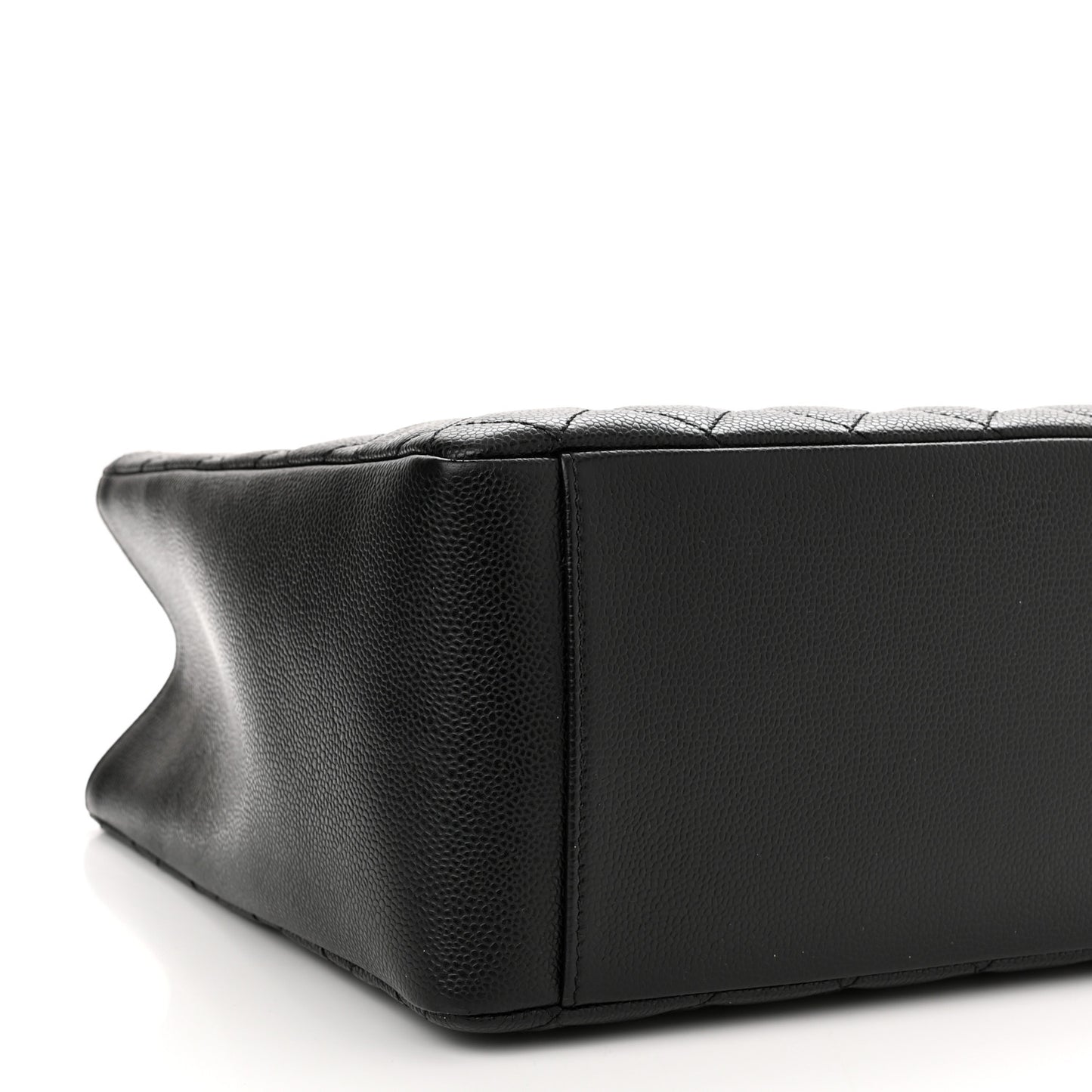 Caviar Quilted Grand Shopping Tote GST Black