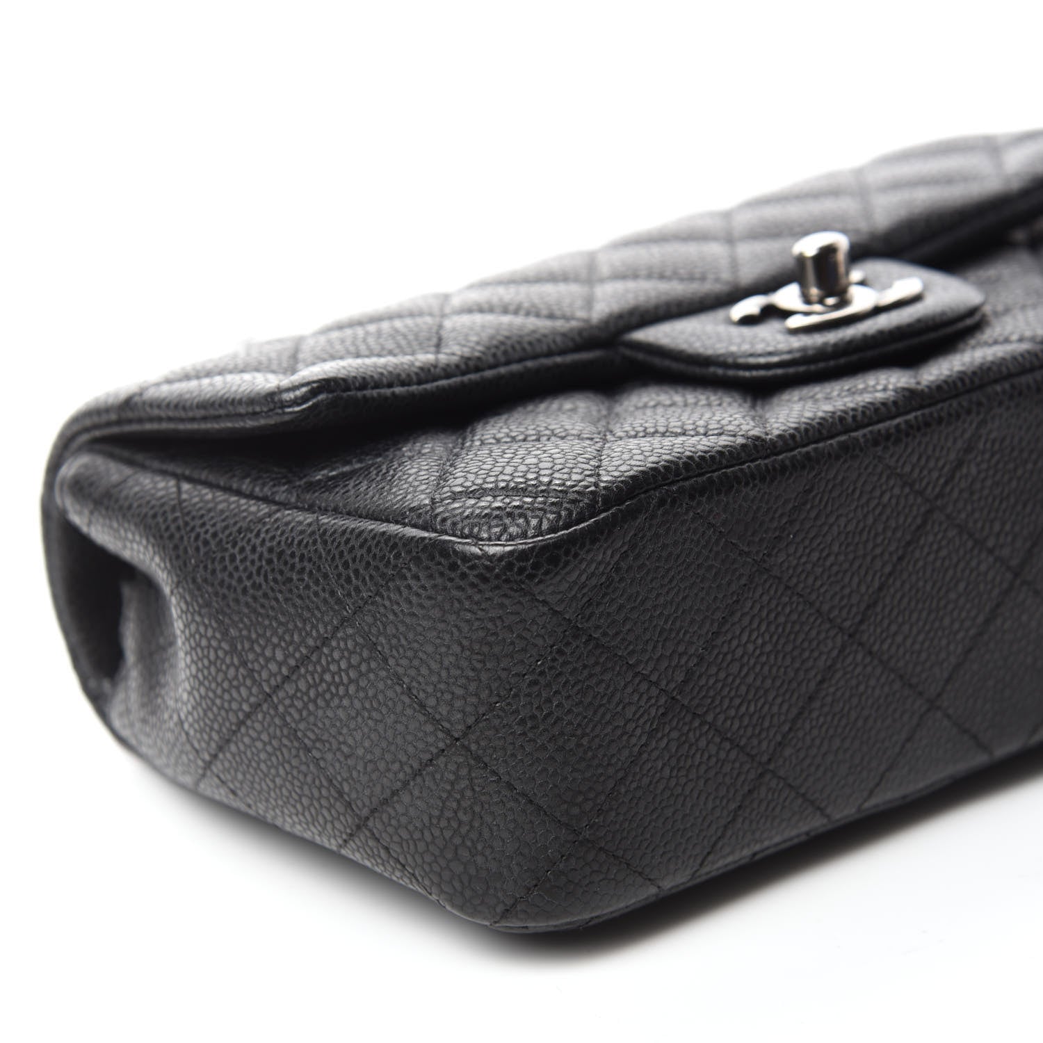 Chanel Caviar Quilted Mini Rectangular Flap Black 6 of 13