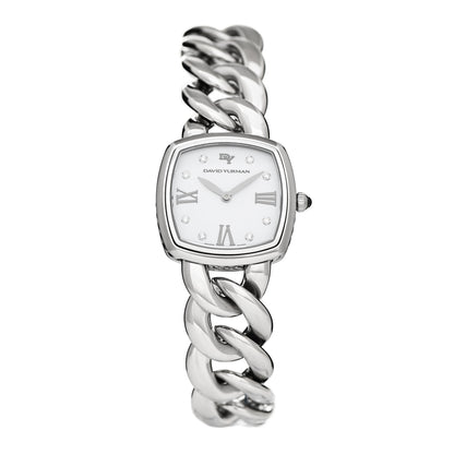 David Yurman Stainless Steel Diamond 23mm Albion Quartz Watch White 1 of 5