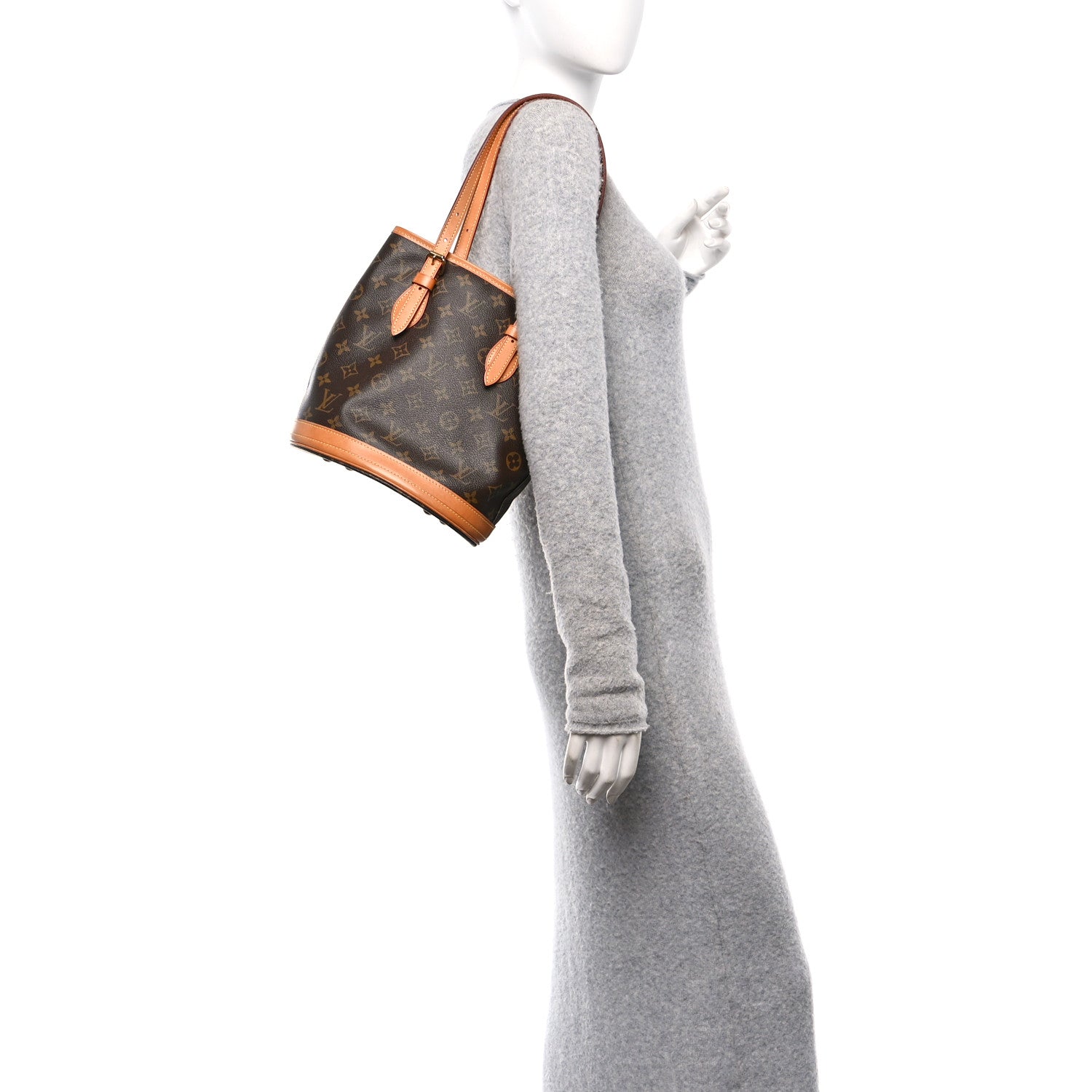 Louis Vuitton Monogram Petit Bucket 23 3 of 13