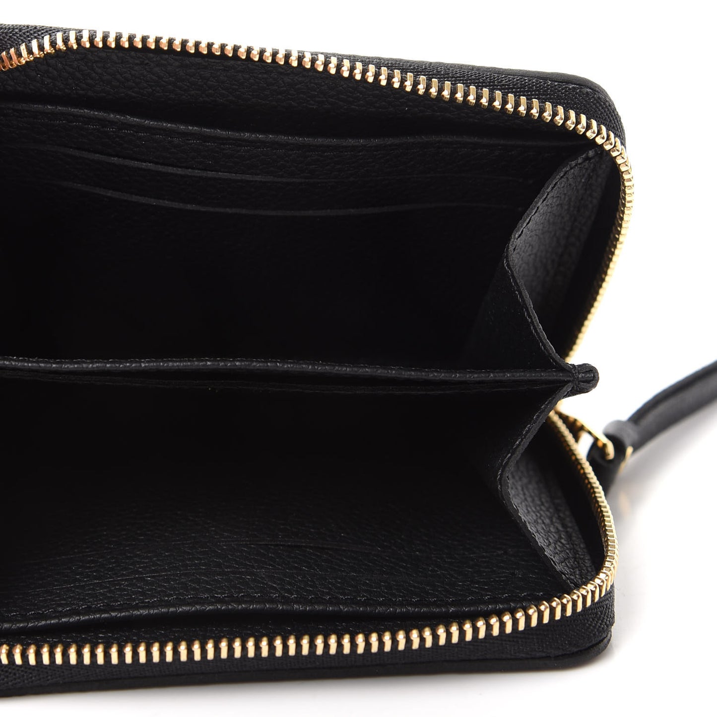 Empreinte Monogram Giant Zippy Coin Purse Black Beige