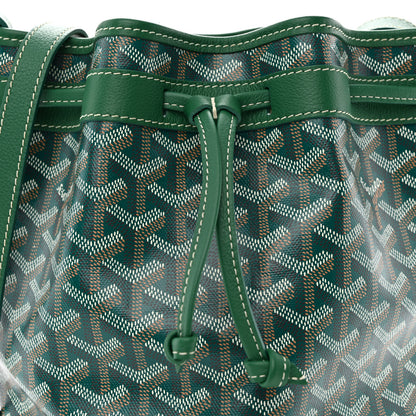 Goyard Goyardine Petit Flot Bucket Bag PM Green 7 of 9