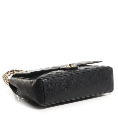 Chanel Caviar Quilted Maxi Double Flap Black 4 of 8