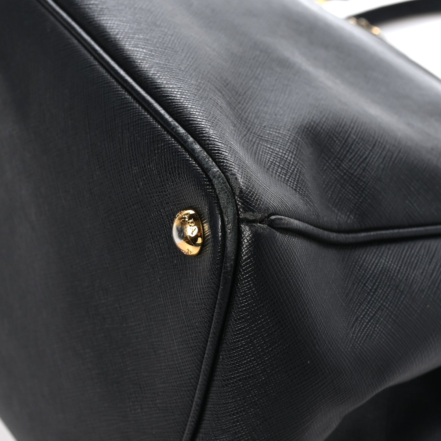 Saffiano Lux Large Tote Black