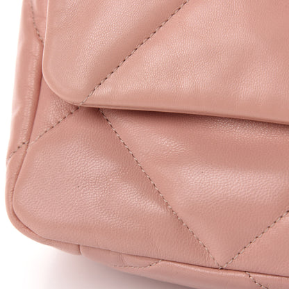 Chanel Goatskin Quilted Medium 19 Flap Light Pink 10 of 18