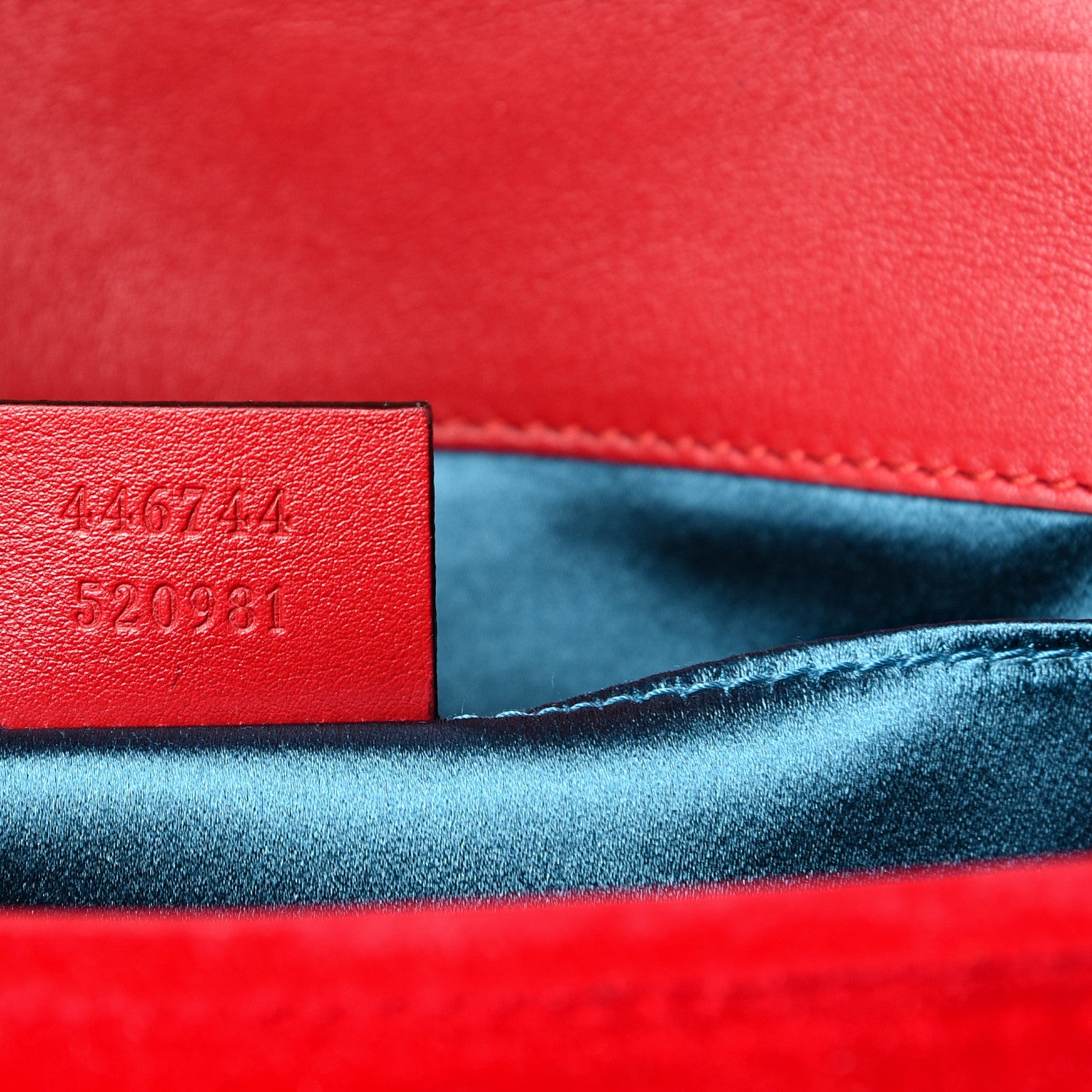 Gucci Velvet Matelasse Mini GG Marmont Shoulder Bag Hibiscus Red 6 of 12