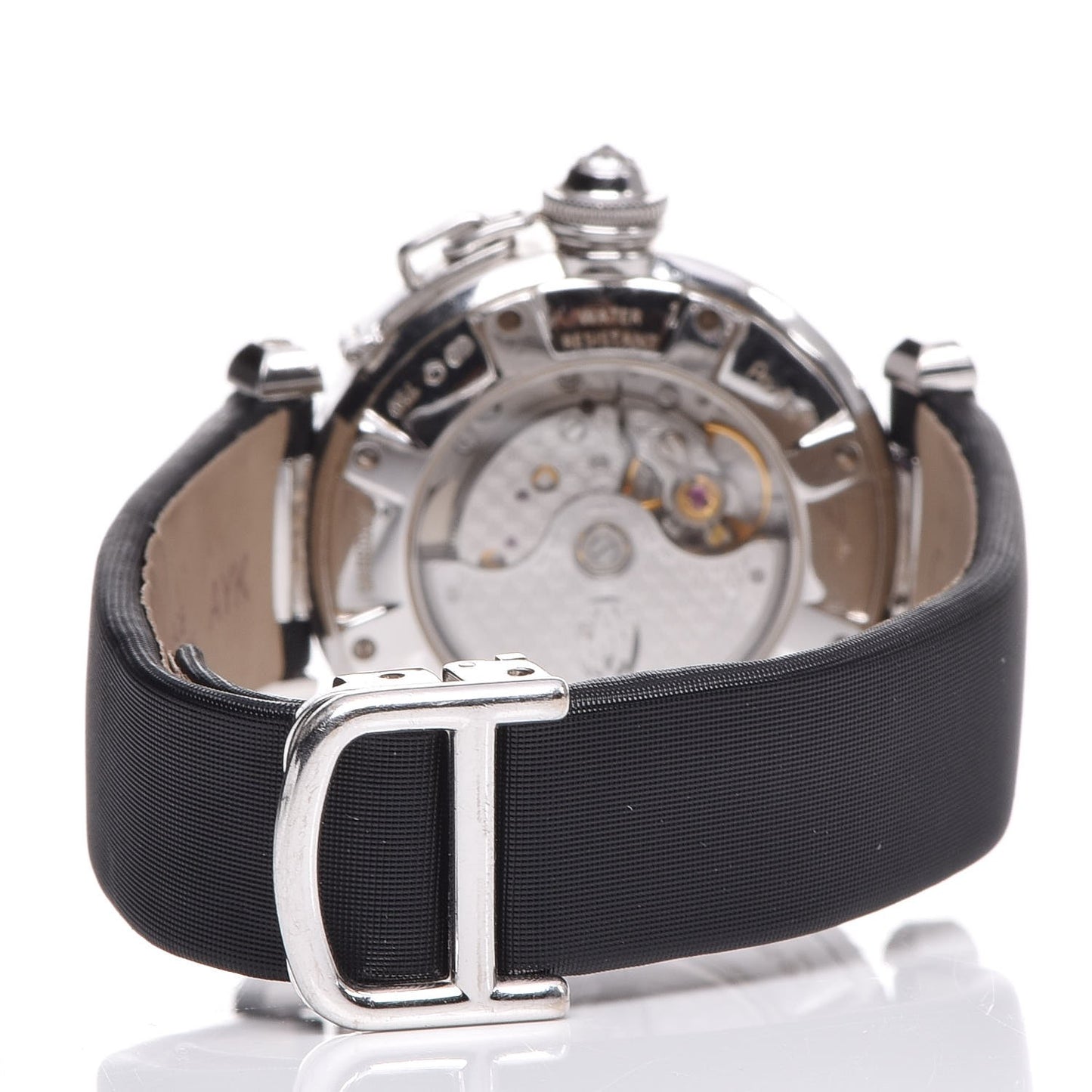 18K White Gold Satin Diamond Bezel 32mm Pasha C Automatic Watch