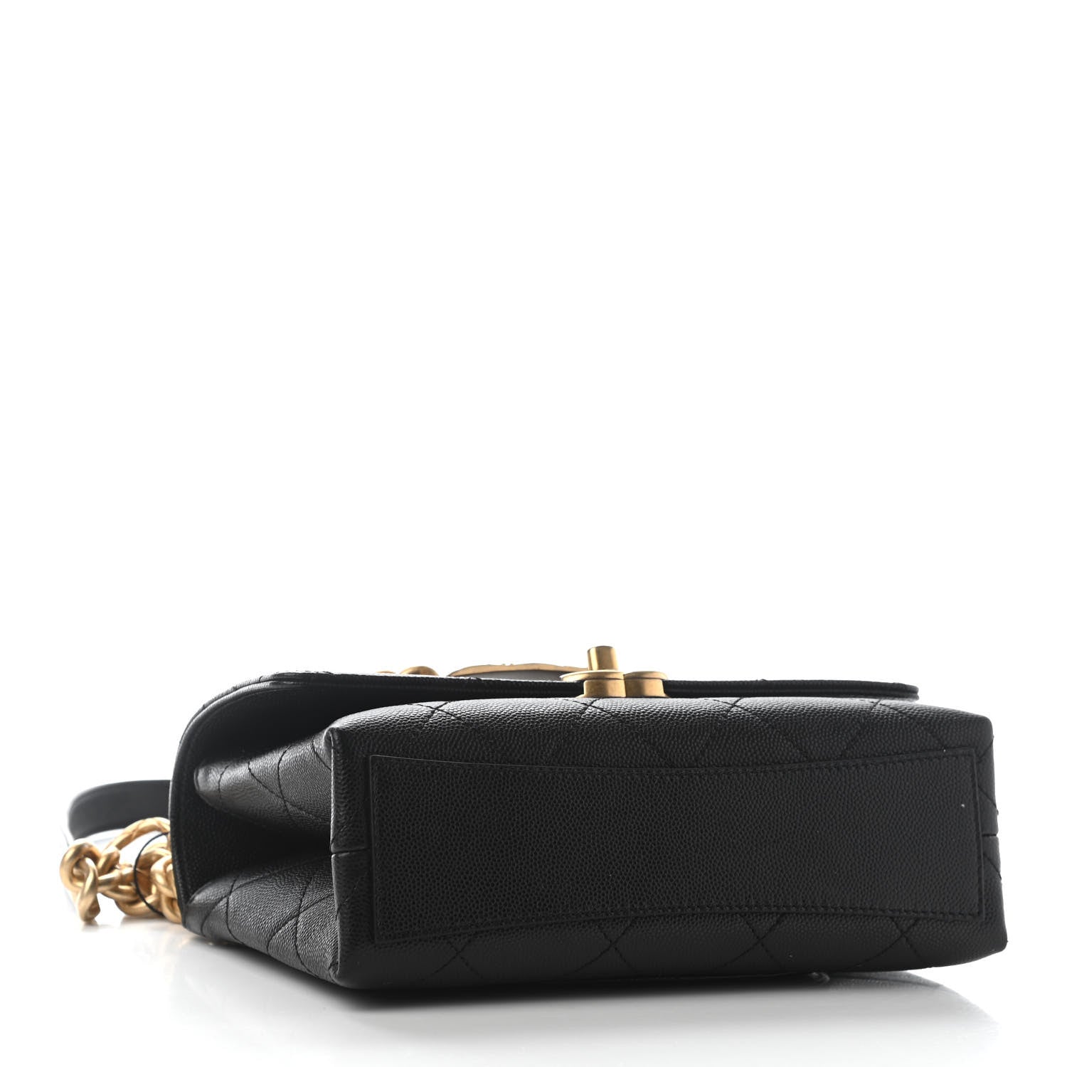 Chanel Caviar Quilted Mini Bracelet On Chain Flap Black 4 of 9