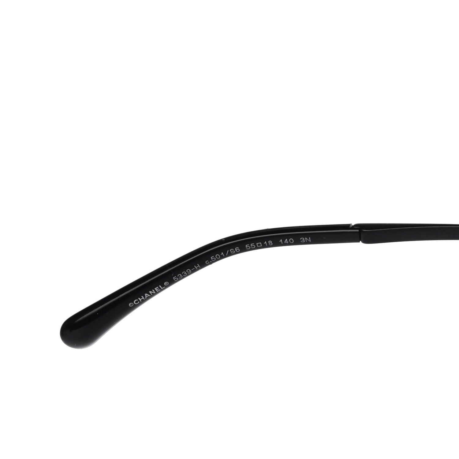 Chanel Acetate Butterfly Winter Pearl Sunglasses 5339-H Black 6 of 6