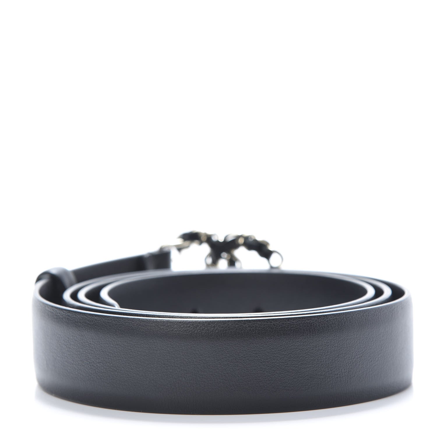 Chanel Calfskin CC Chain Belt 105 42 Black 2 of 8