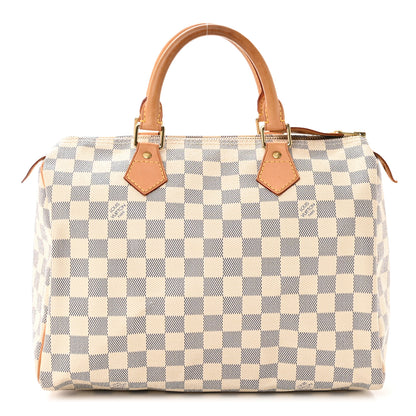 Louis Vuitton LOUIS VUITTON Damier Azur Speedy 30 1 of 10